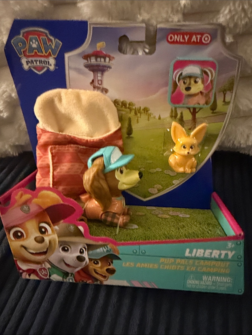 Paw Patrol Liberty Playset with Tan Figure, Blue Hat, Pink Accents
